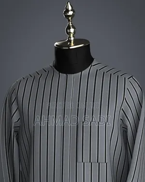 Original Viola Swiss Voila Strip Material for Men Kaftan Kano