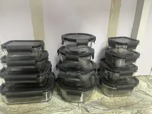12 PCS Glass With Lid