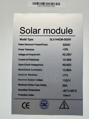 500w Single Face Panel