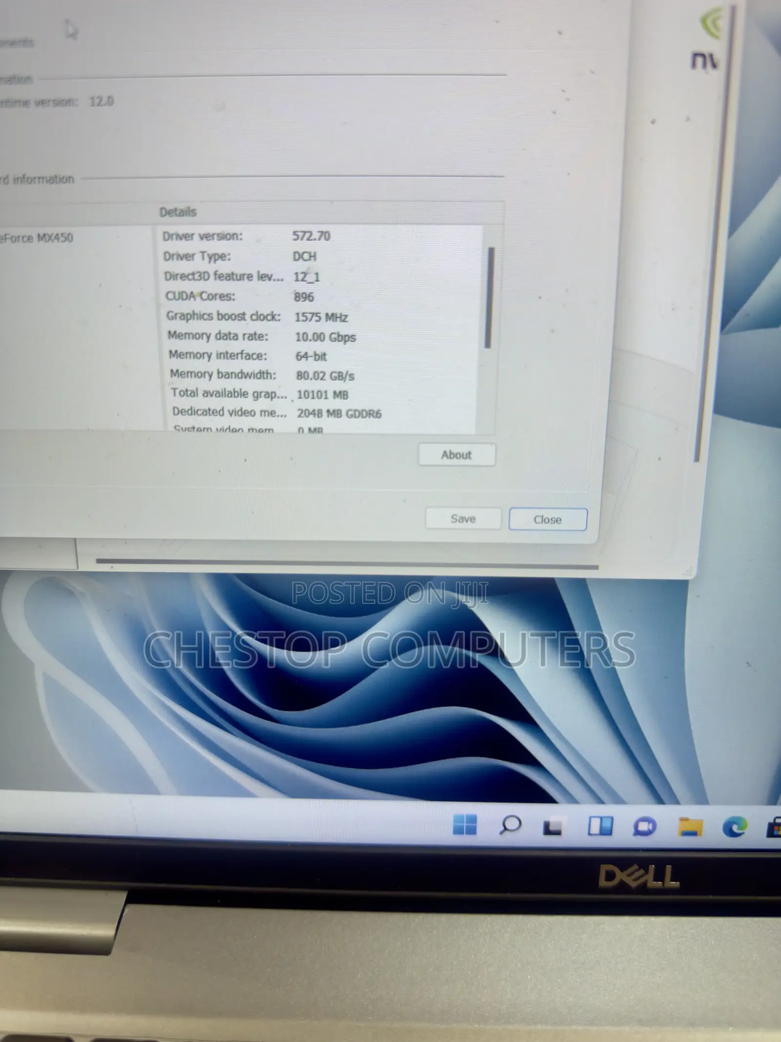 Laptop Dell Latitude 5520 16GB Intel Core i7 SSD 512GB