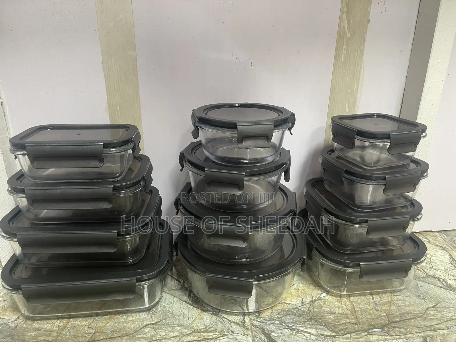 12 PCS Glass With Lid