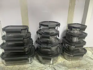 12 PCS Glass With Lid