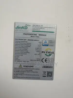 460w Jinko Panel