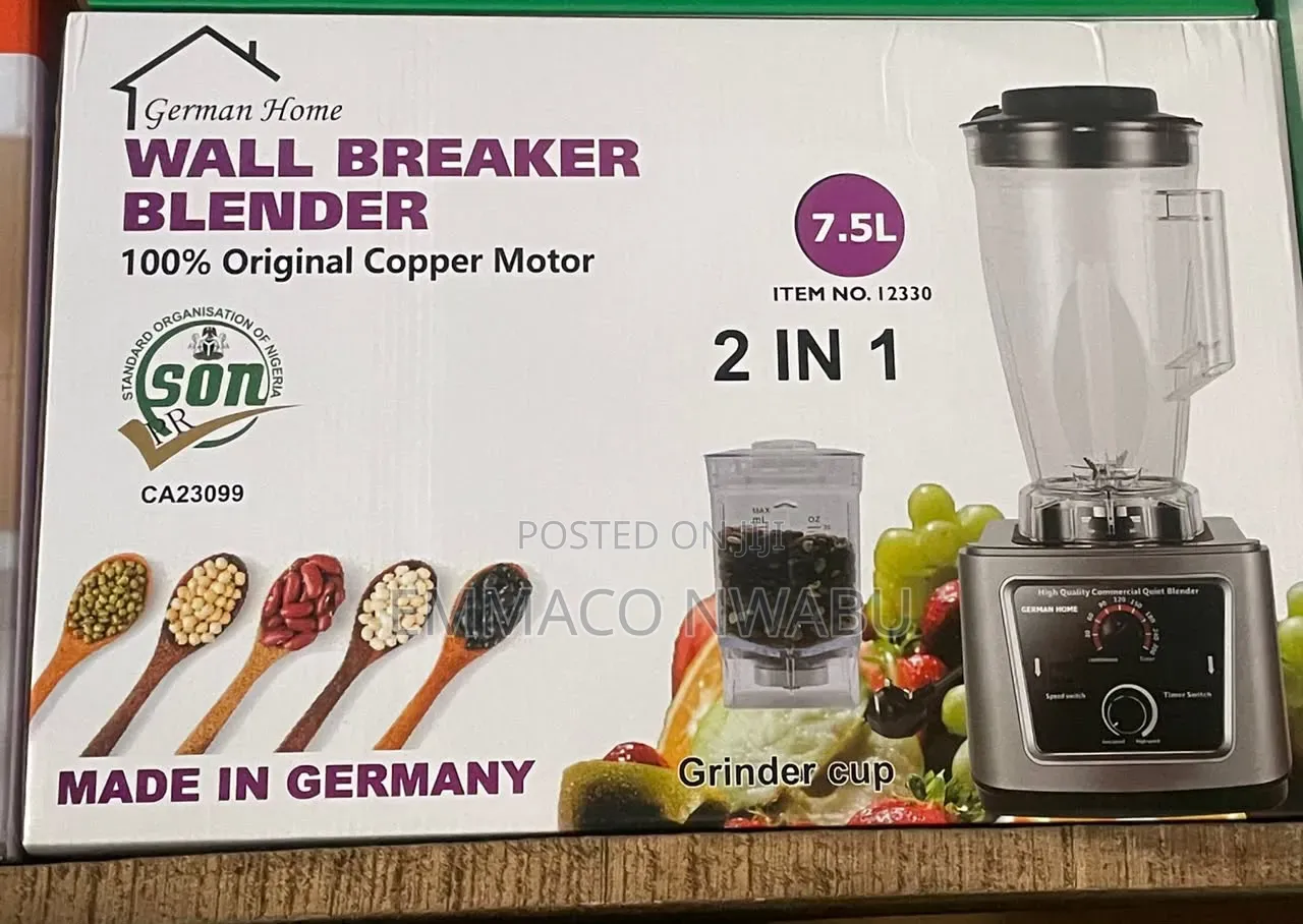 German Home 2in1 Commercial 7.5litres Blender.