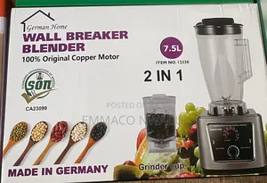 German Home 2in1 Commercial 7.5litres Blender.
