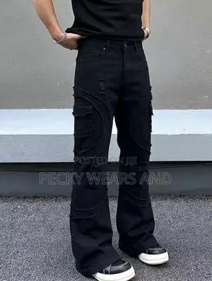 Men Trendy Denim Trouser