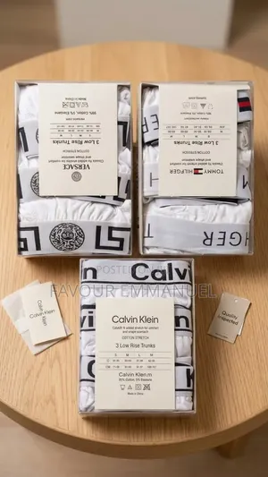 Men's Branded Boxer Shorts – 4 Pieces