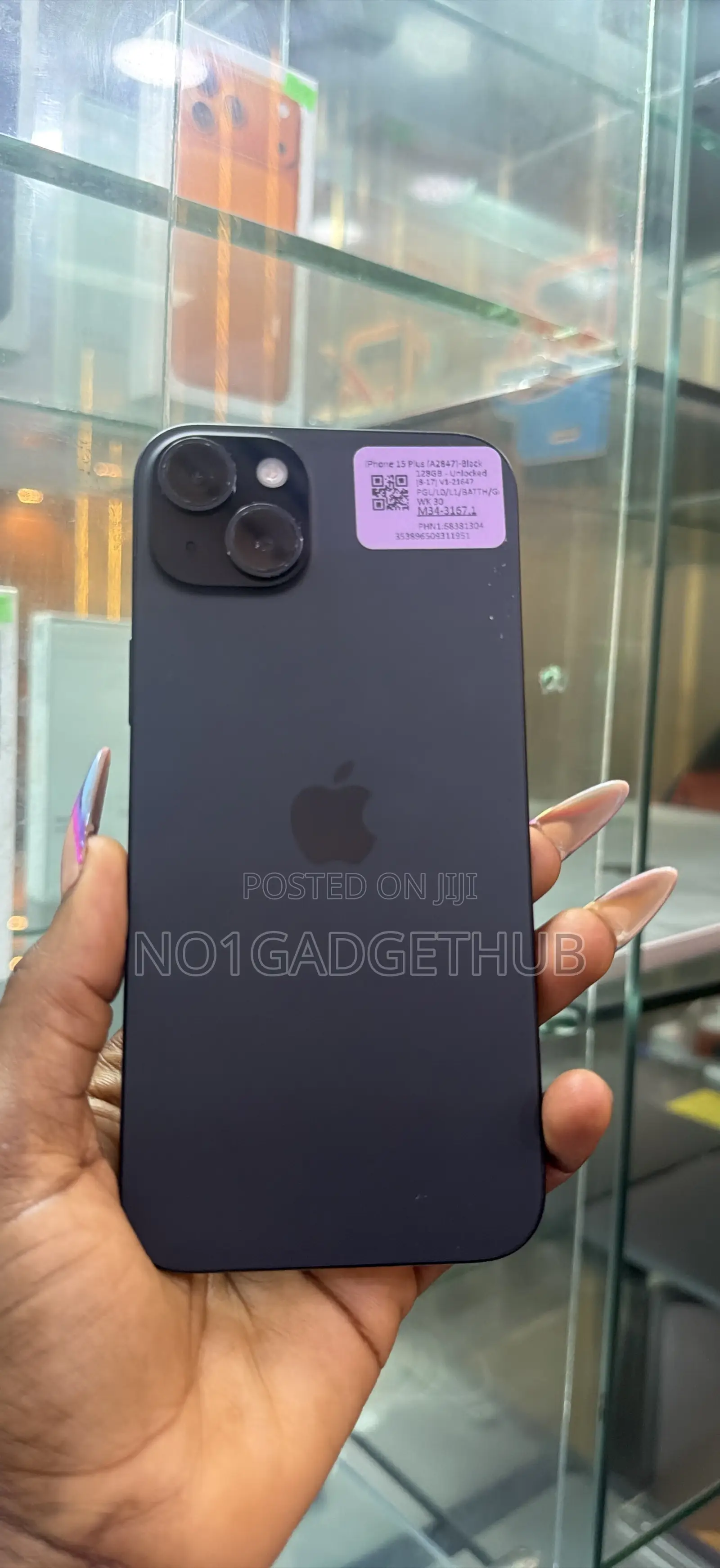 Apple iPhone 15 Plus 128 GB Black