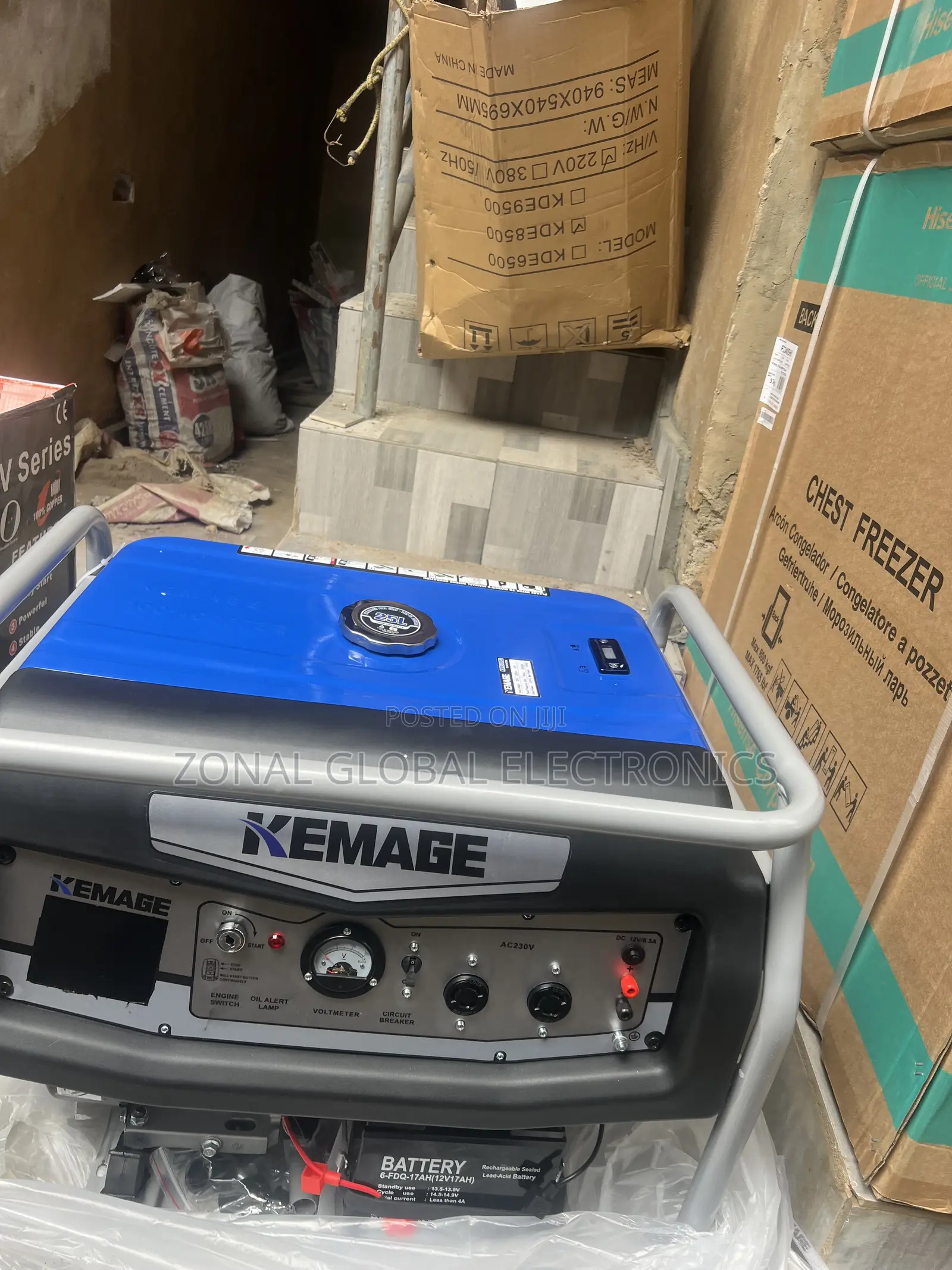 Kemage 85000E2R 8.5kva Remote Control & Key Starter Generator
