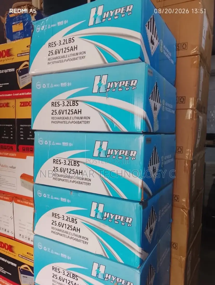 3.2kwh 25.6v Hyper Power Lithium Ion Phosphate Battery