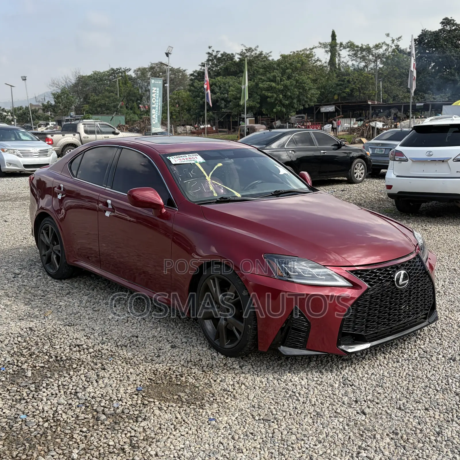 Lexus IS 250 4WD 2009 Red