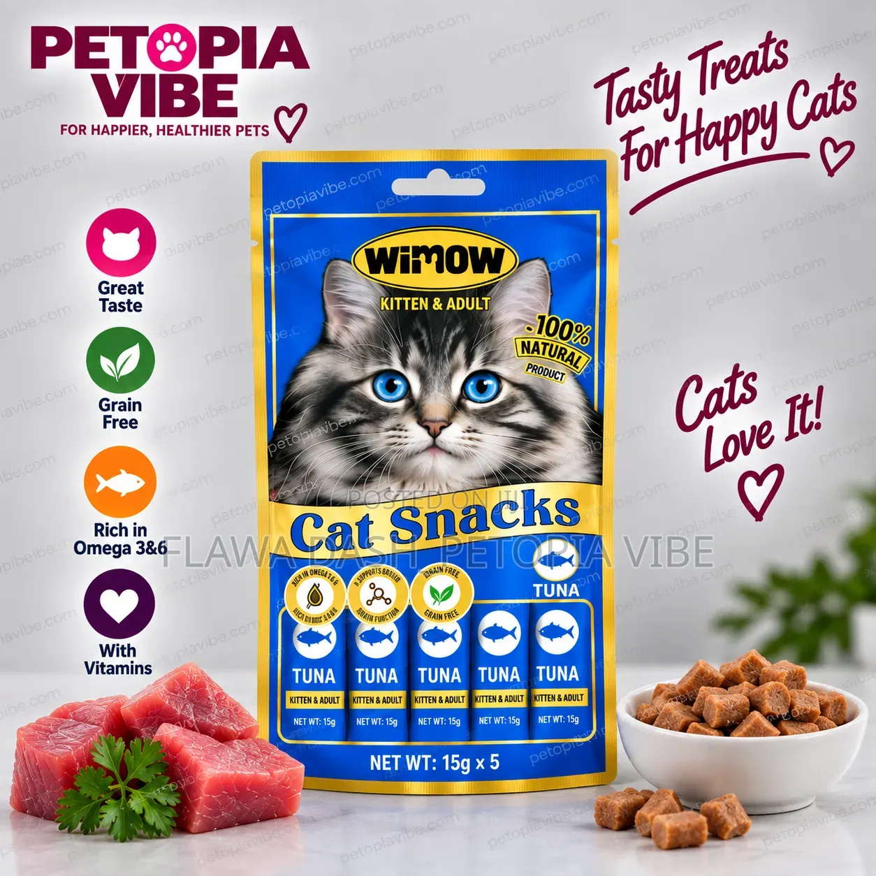 Wimow Cat Snacks Creamy Treats