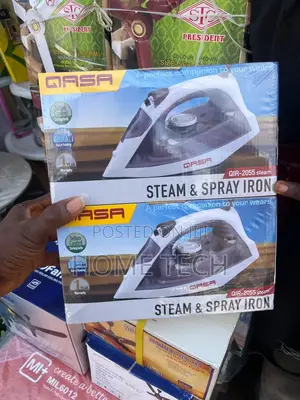 Qasa 1000W Steam & Spray Electric Iron With 250ml Tank (QIR-2055)