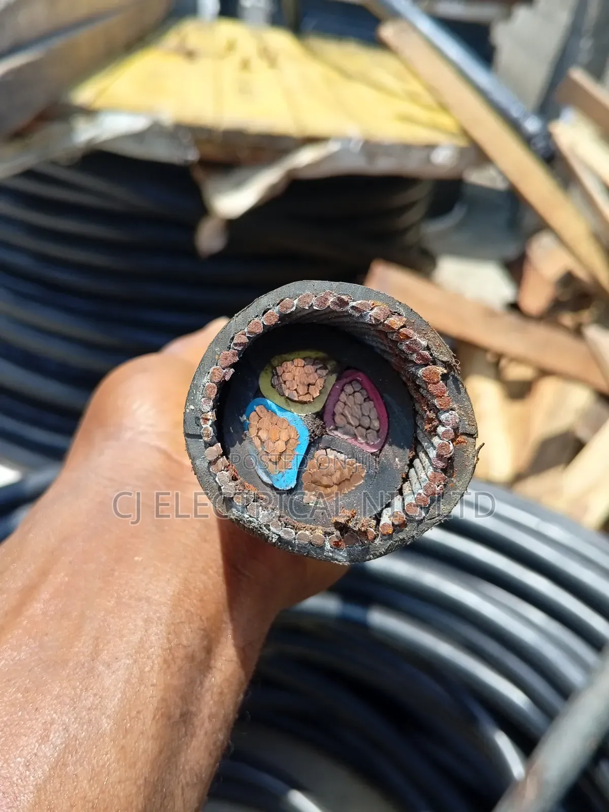 50mm 4core Armoured Cable