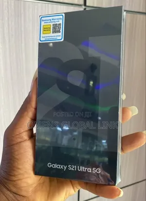 New Samsung Galaxy S21 Ultra 5G 256 GB Black