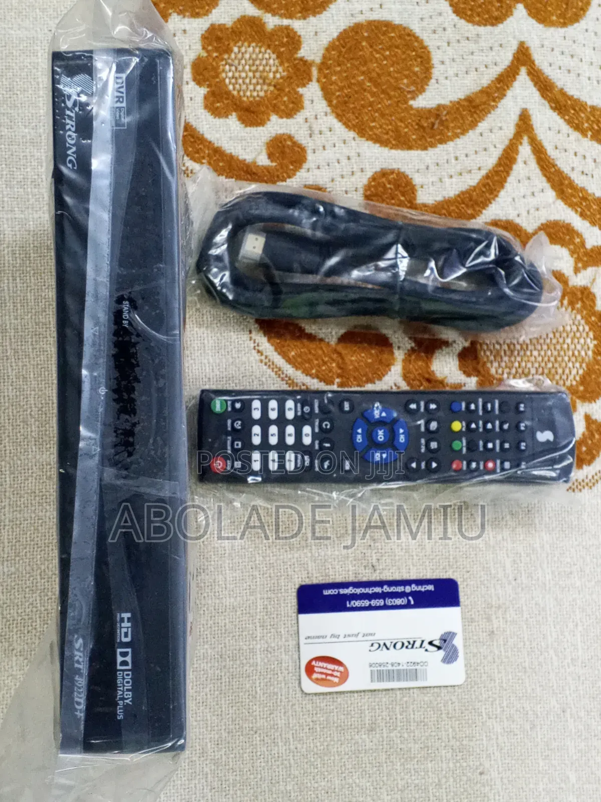 STRONG SRT 4922D+ HD Digital Satellite Television Receiver & Recorder