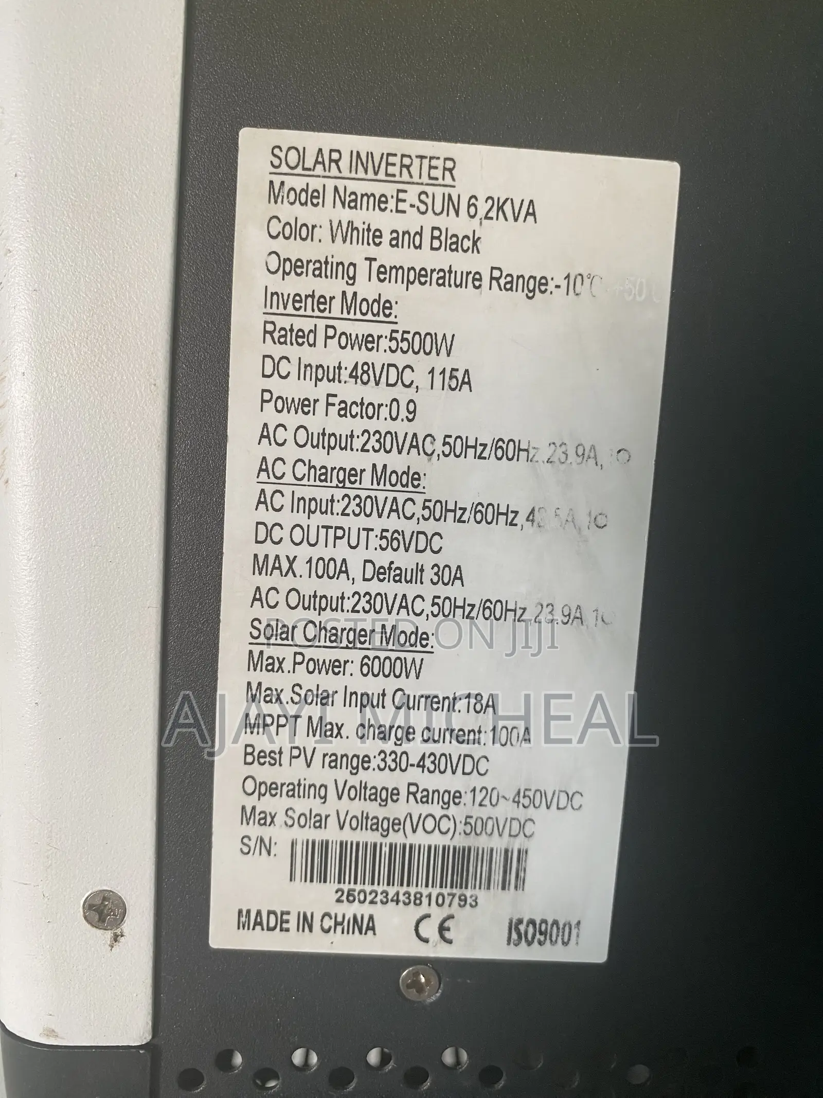 Sako Hybrid Inverter Sal