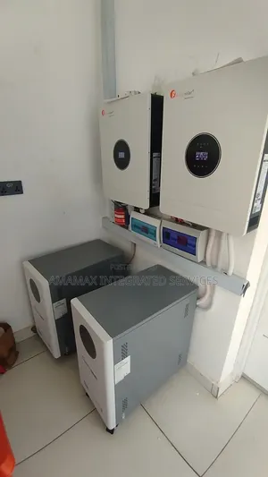 24 KW Hybrid Inverter 48volt and 30kwh Lithium Batteries