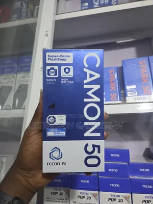 New Tecno Camon 50 256 GB Blue