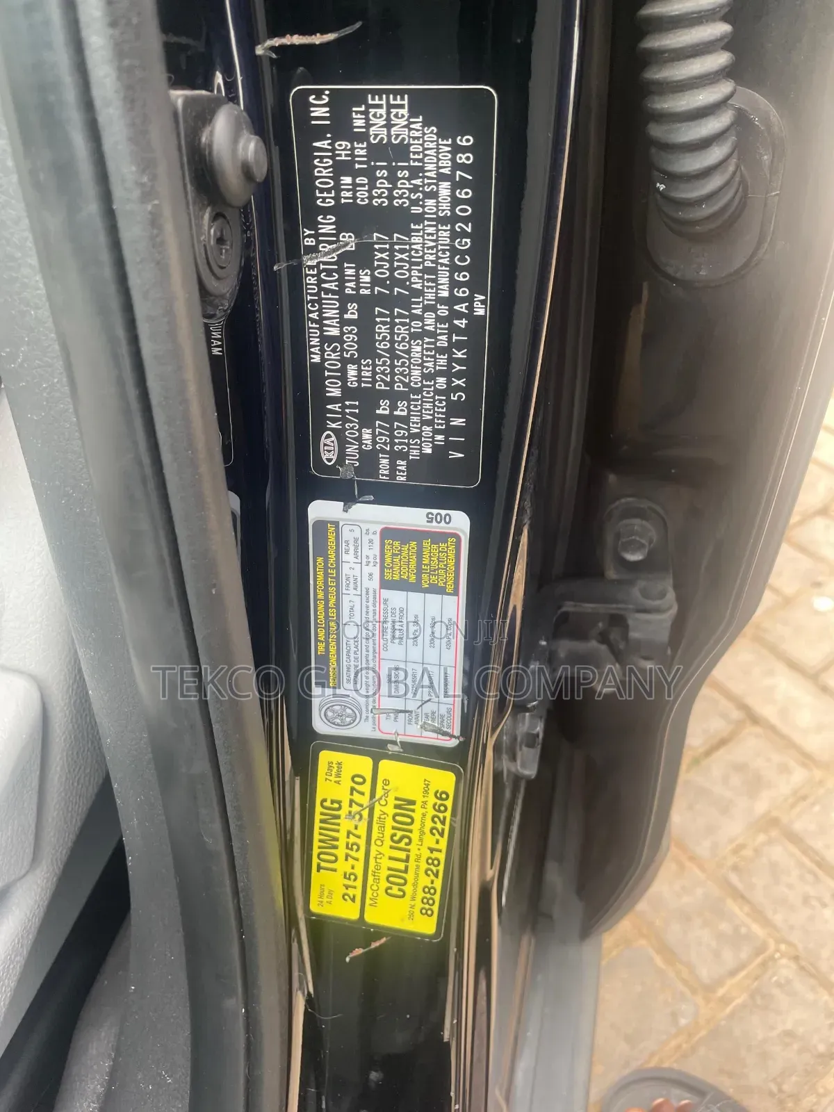 Kia Sorento LX 2012 Black