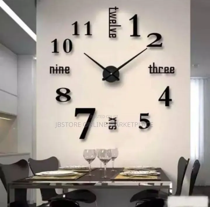 Diy Wall Clock Biggest Size 120cm (47inch) 4ft by 4ft