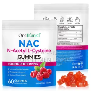Nac N-Acetyl L-Cysteine Gummies 1000mg Per Serving