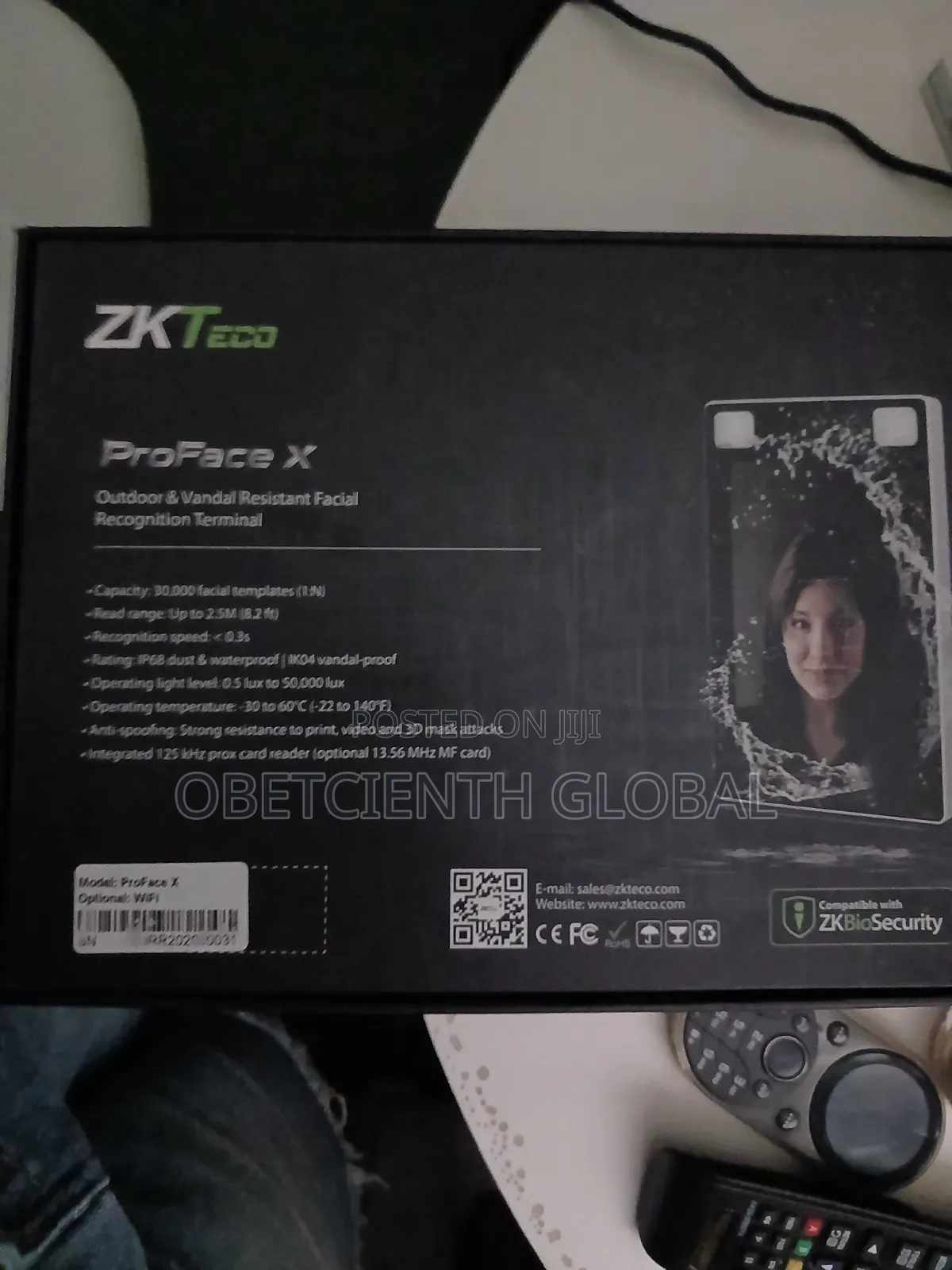 ZKTeco ProFaceX High End Face Recognition Access Control Device