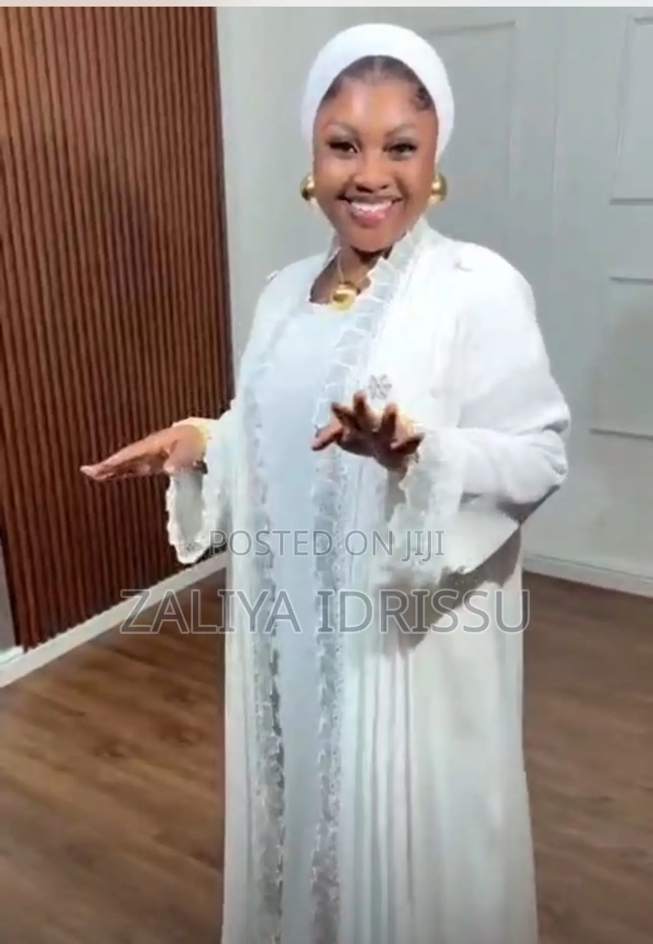 Beautiful White Abaya