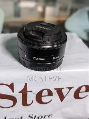 Canon Ef-M 22mm F/2 STM Af Lens Eos Ef-M Mount Black Macro 0.15m