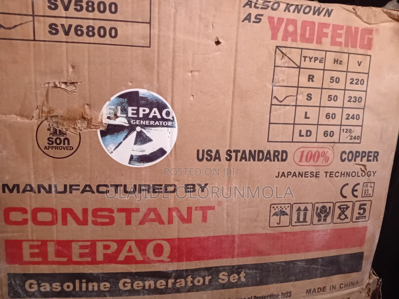 Generator for Sale