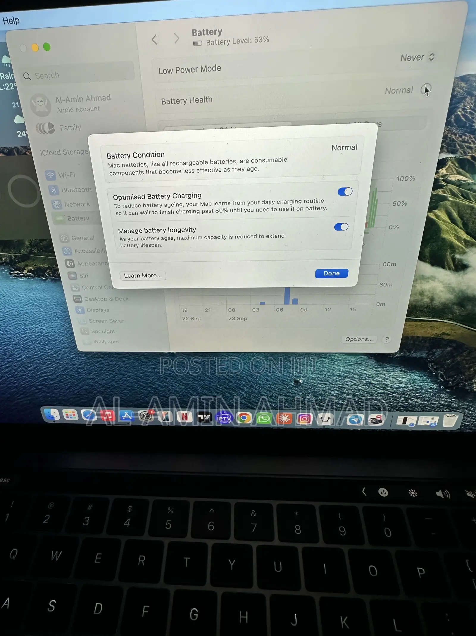 Laptop Apple MacBook Pro 2019 8GB Intel Core i5 SSD 256GB