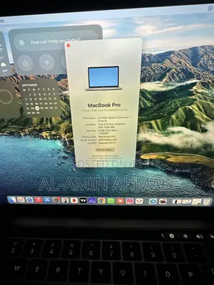 Laptop Apple MacBook Pro 2019 8GB Intel Core i5 SSD 256GB