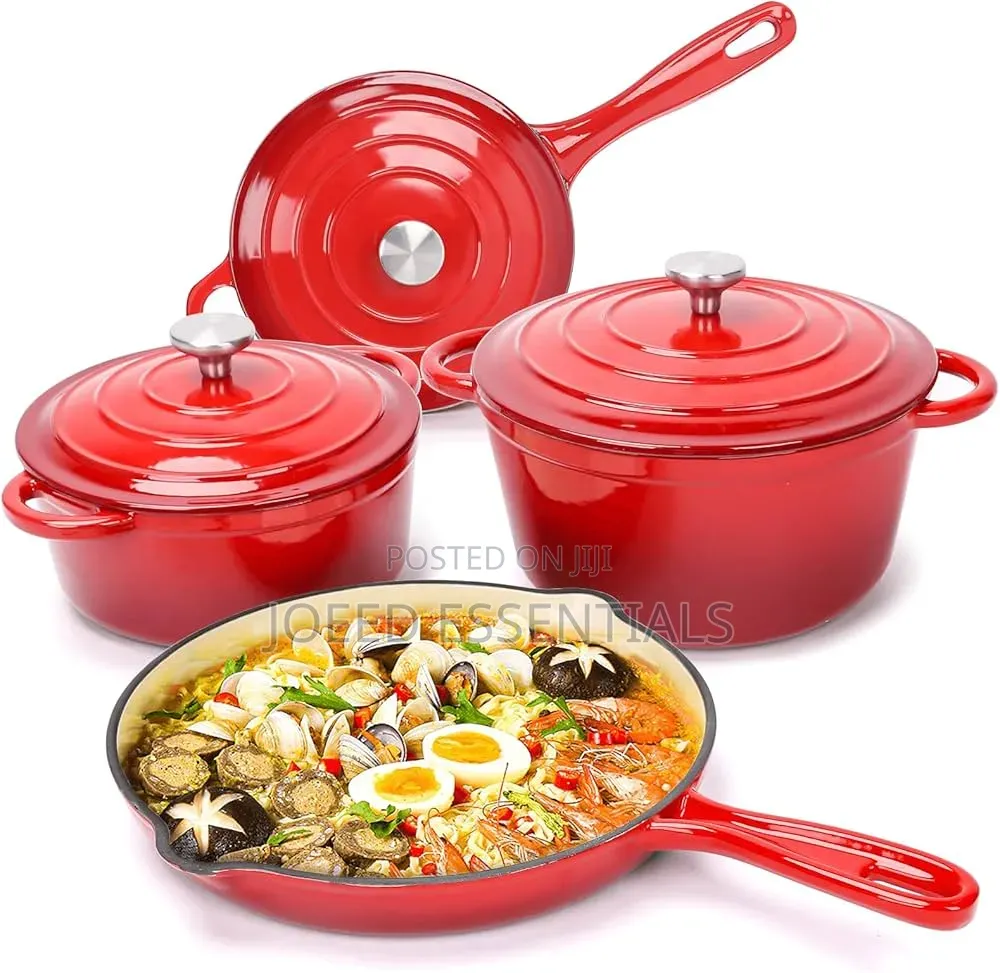 Premium 4PC Cast Iron Cookware Set