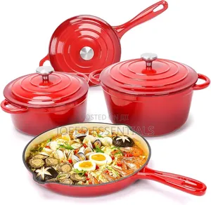 Premium 4PC Cast Iron Cookware Set
