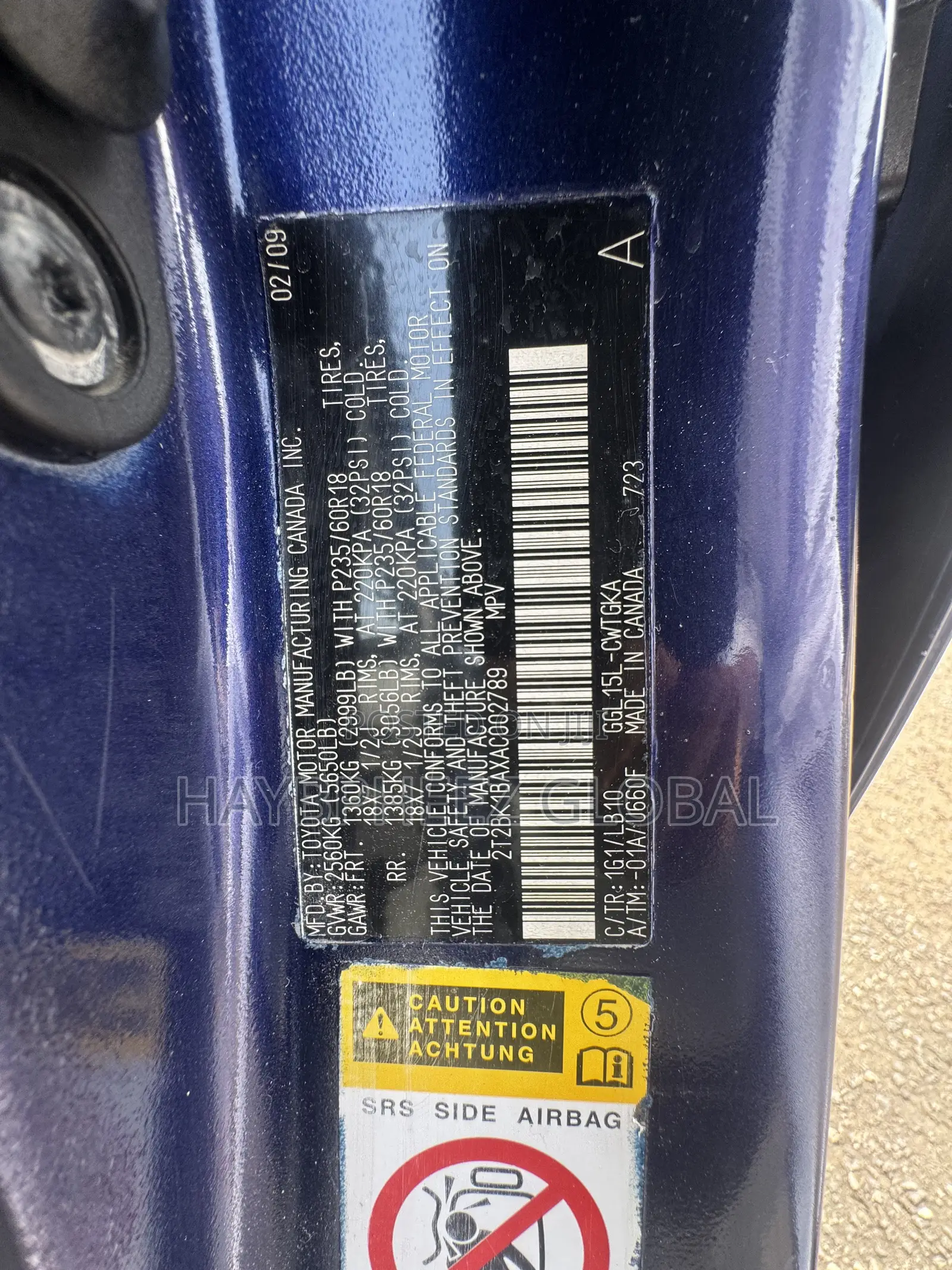 Lexus RX 350 2010 Blue