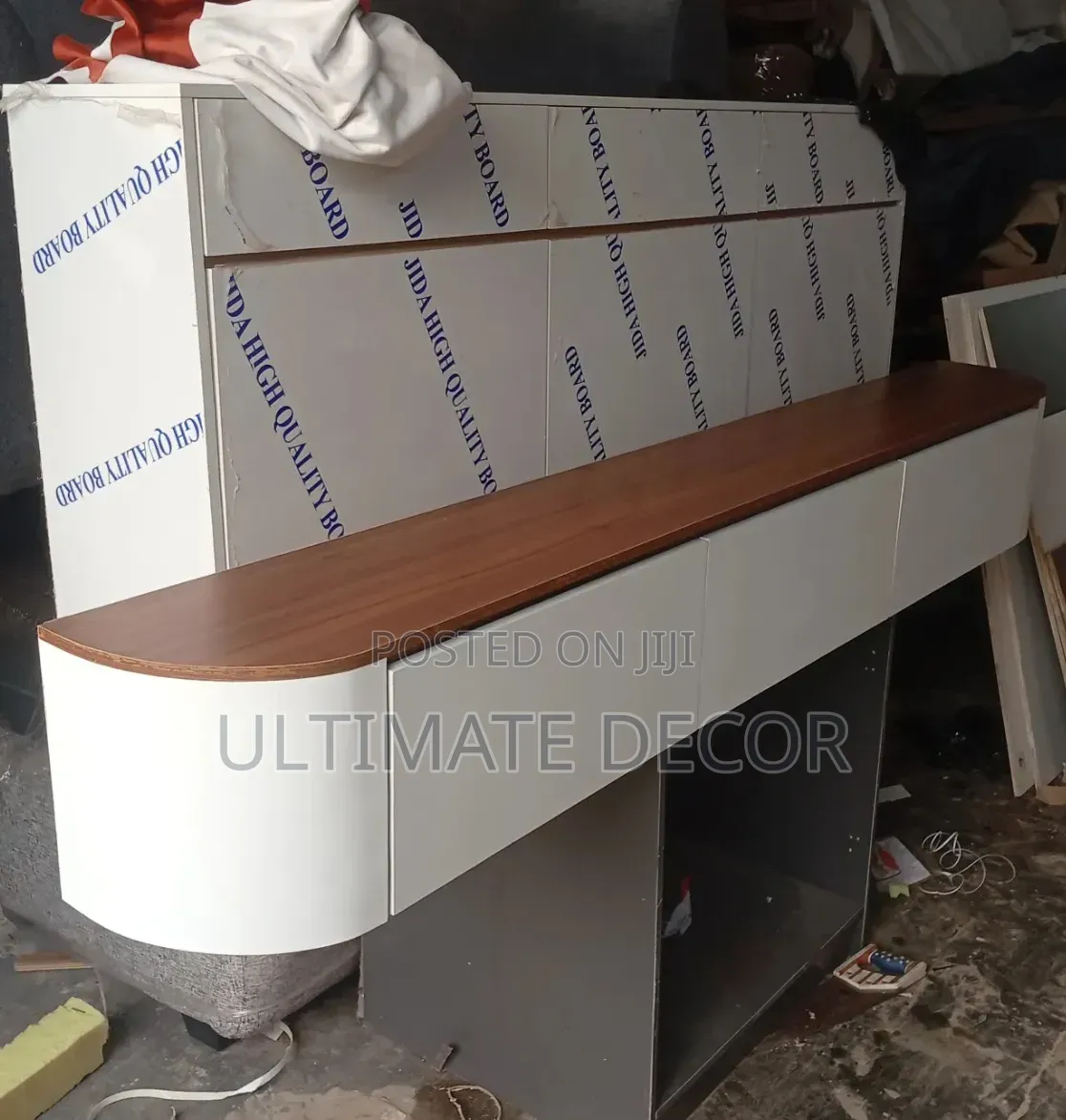 Curve TV Console