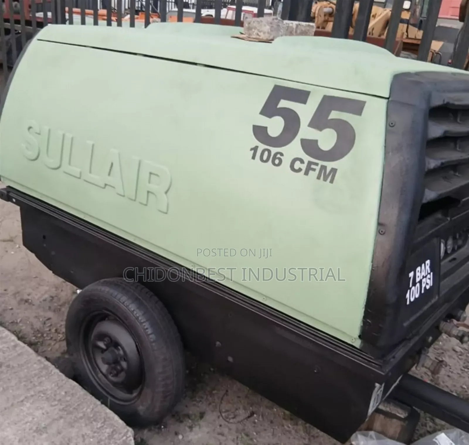 Foreign Used 3 Cylinder 8Bar Mobile Air Compressor
