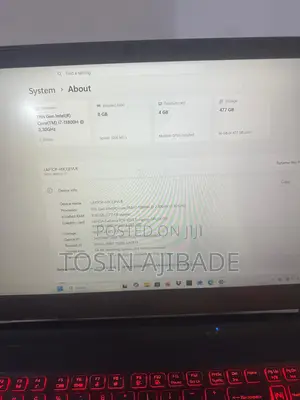 Laptop Acer Nitro 5 8GB Intel Core i7 SSD 512GB