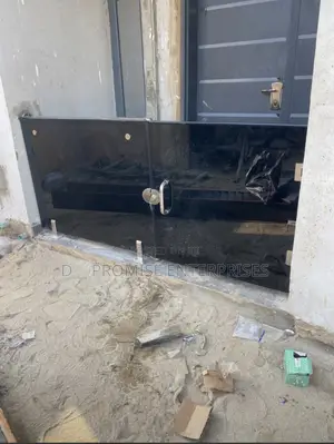Balcony Dark Frameless Glass