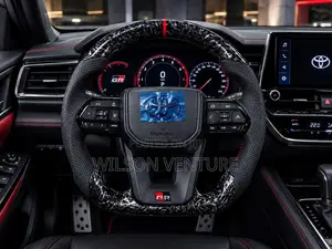 Premium Carbon Fiber Toyota GR Car Steering Wheel – Luxury Upgrade