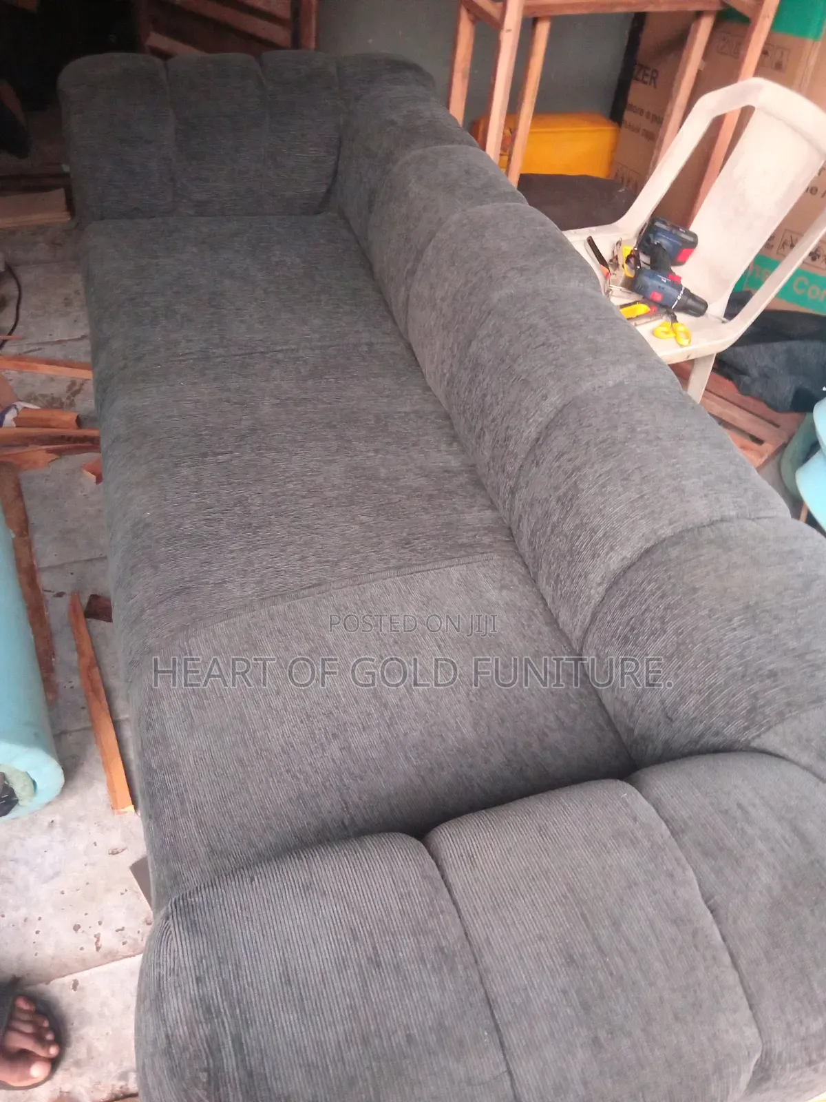 Armless Strong Sofa Chair