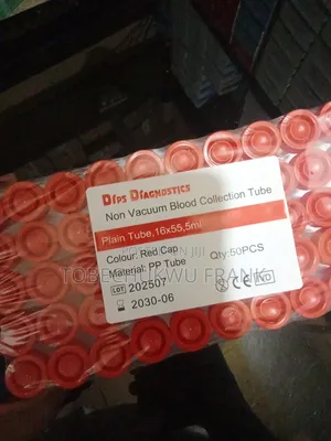 Blood Collection Tubes – Plain, Lithium Heparin & K3 EDTA