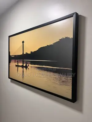 Black Framed Acrylic Art