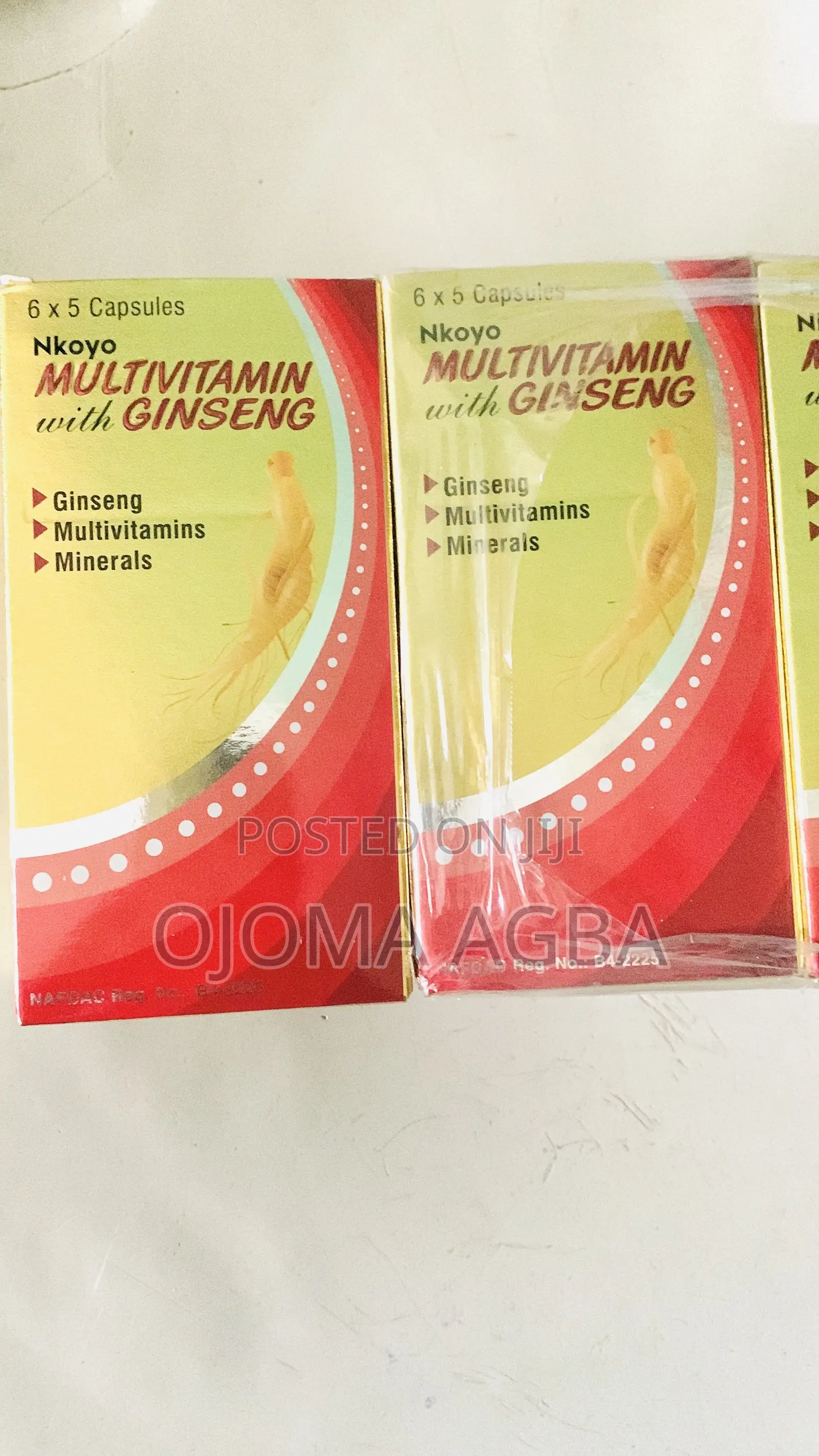 Multivitamins With Ginseng Strictly on Wholesale (MOQ 10 Packs)