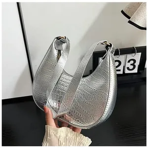 Croc Mini Half Moon Bag With Chain Strap | PH
