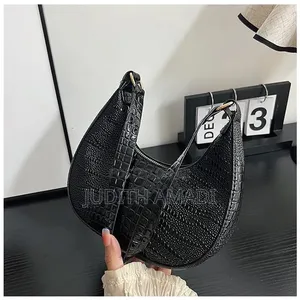 Croc Mini Half Moon Bag With Chain Strap | PH