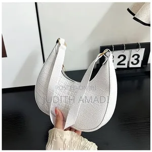 Croc Mini Half Moon Bag With Chain Strap | PH