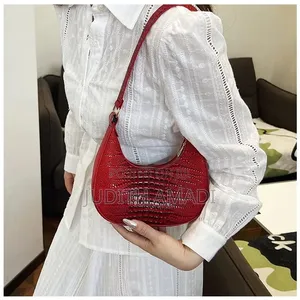 Croc Mini Half Moon Bag With Chain Strap | PH