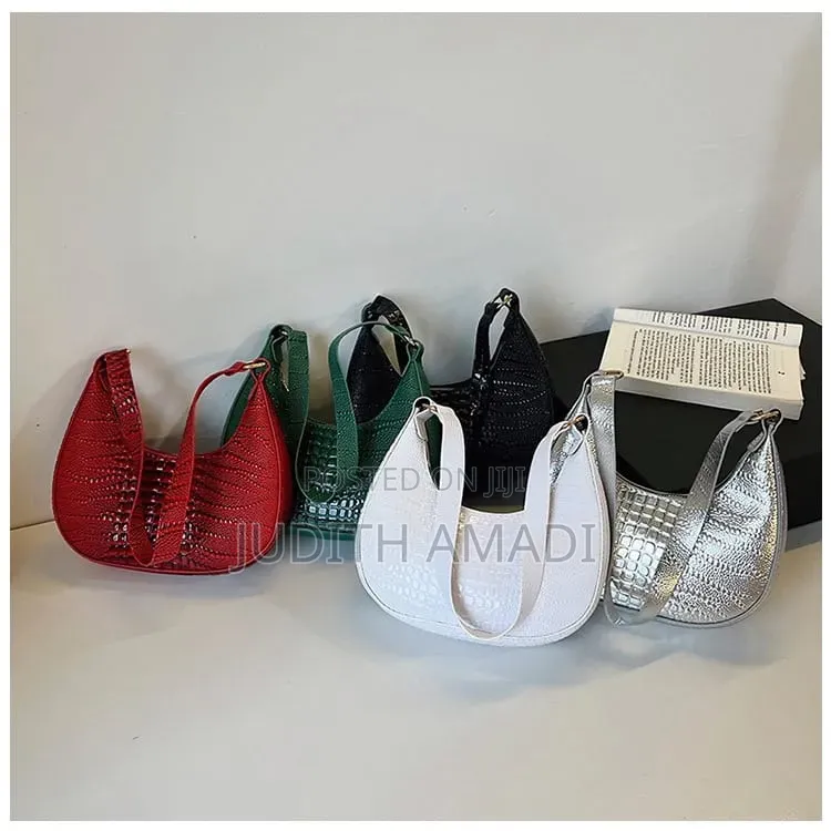 Croc Mini Half Moon Bag With Chain Strap | PH
