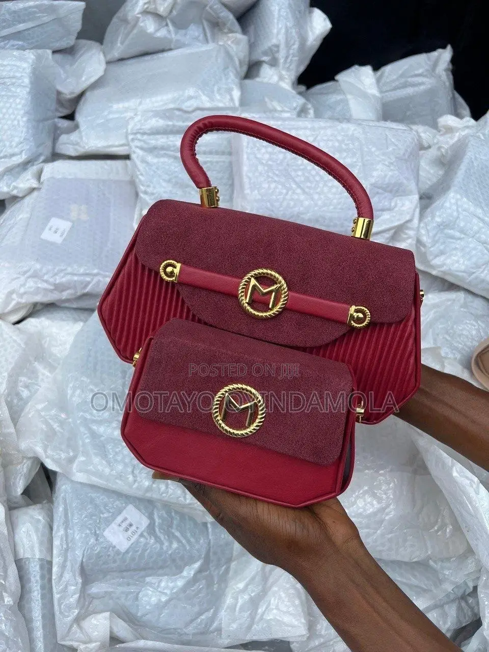 Beautiful Burgundy 2-in-1 Handbag